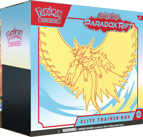 Pokemon - TCG: Scarlet and Violet Paradox Rift Elite Trainer Box Roaring Moon (Blue & Yellow)