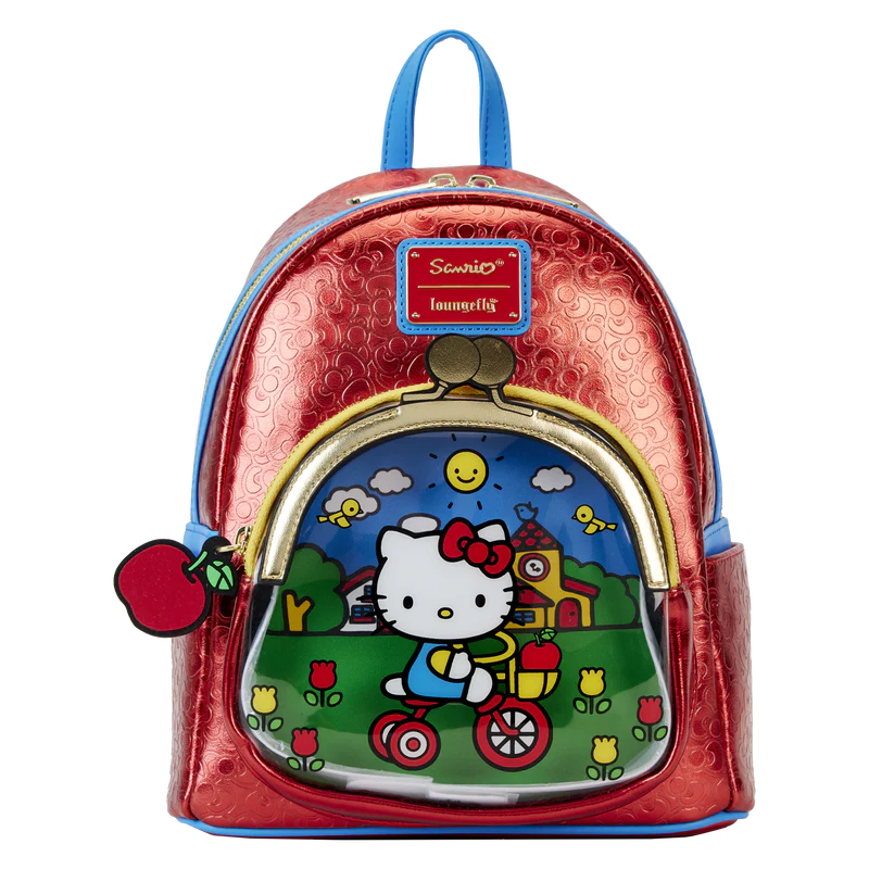 Sanrio - Loungefly Hello Kitty 50th Anniversary Coin Bag Mini Backpack