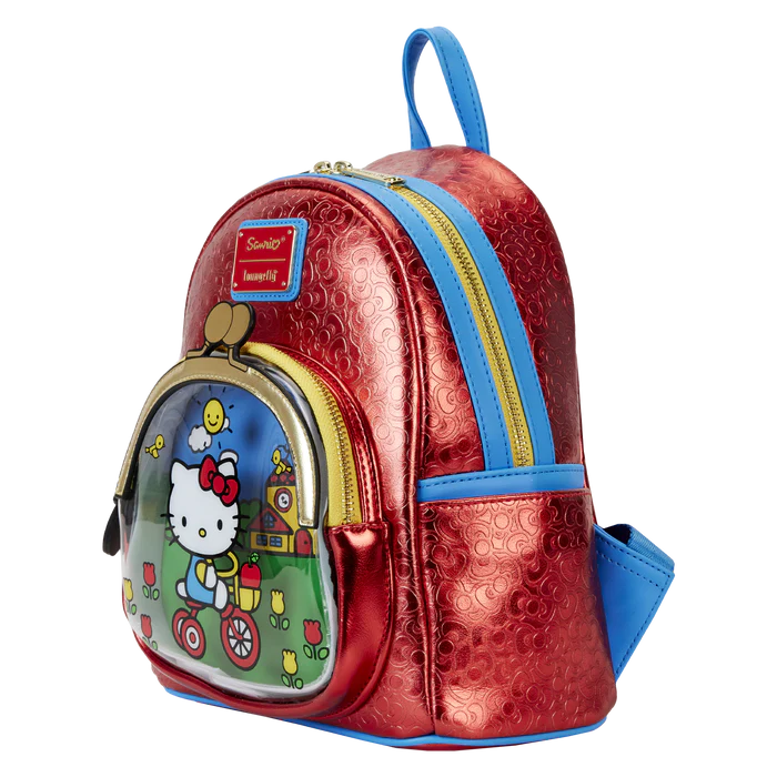 Sanrio - Loungefly Hello Kitty 50th Anniversary Coin Bag Mini Backpack