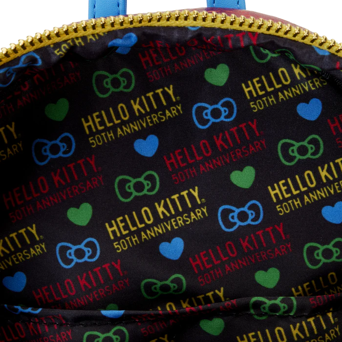 Sanrio - Loungefly Hello Kitty 50th Anniversary Coin Bag Mini Backpack