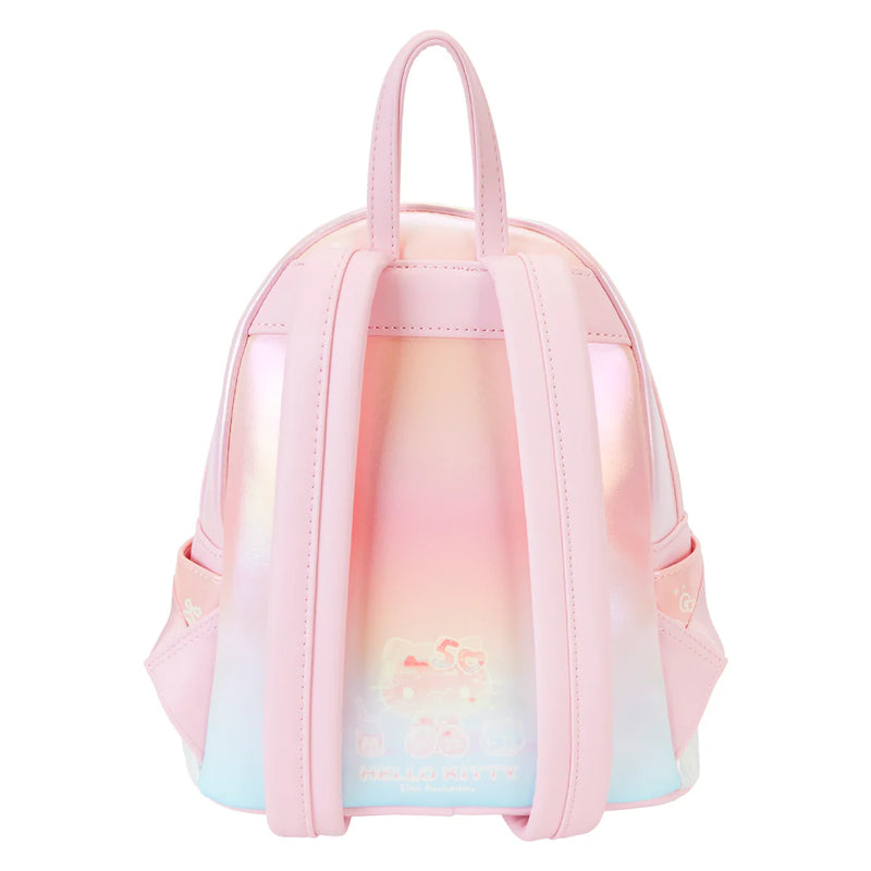 Sanrio - Loungefly Hello Kitty 50th Anniversary Clear and Cute Cosplay Mini Backpack