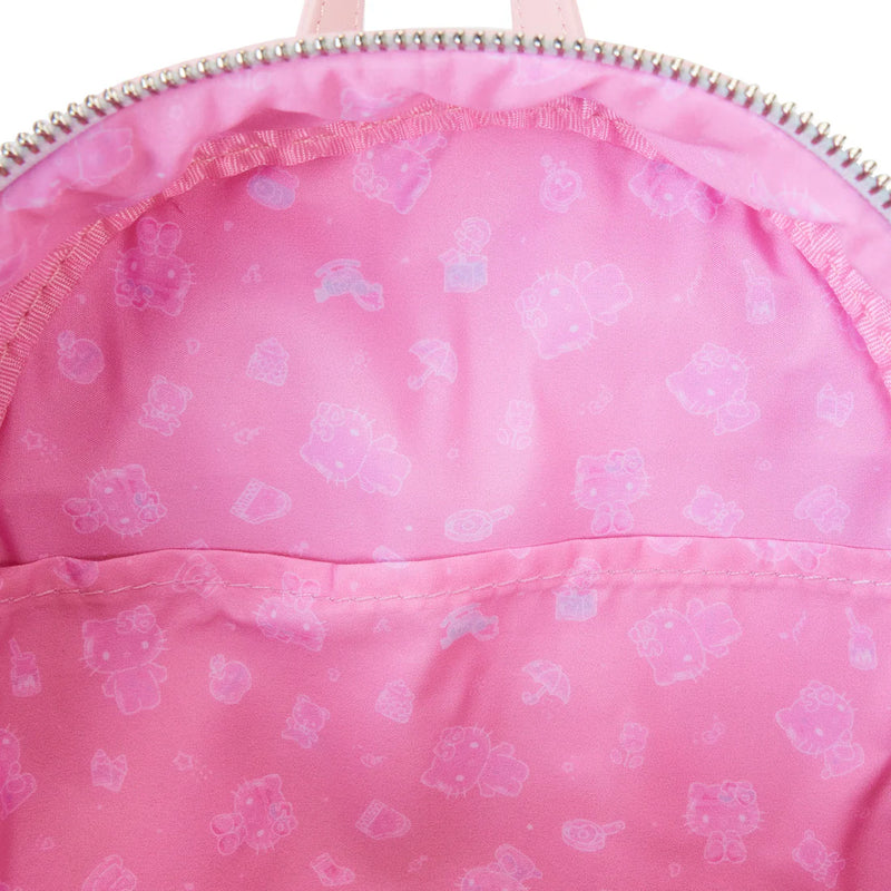 Sanrio - Loungefly Hello Kitty 50th Anniversary Clear and Cute Cosplay Mini Backpack