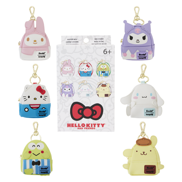 Sanrio - Loungefly Sanrio Hello Kitty & Friends Cosplay Mystery Mini Backpack Keychain Charm