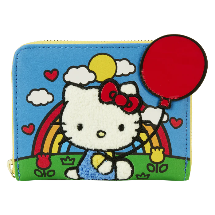 Sanrio - Loungefly Hello Kitty 50th Anniversary Chenille Zip Around Purse