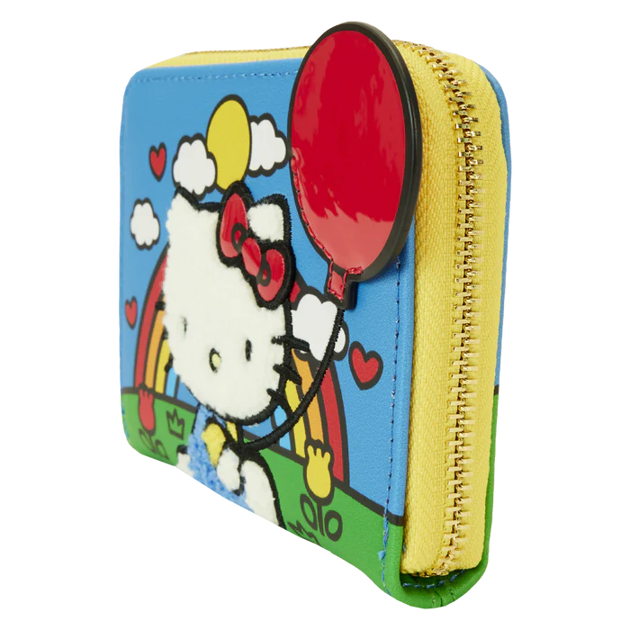 Sanrio - Loungefly Hello Kitty 50th Anniversary Chenille Zip Around Purse
