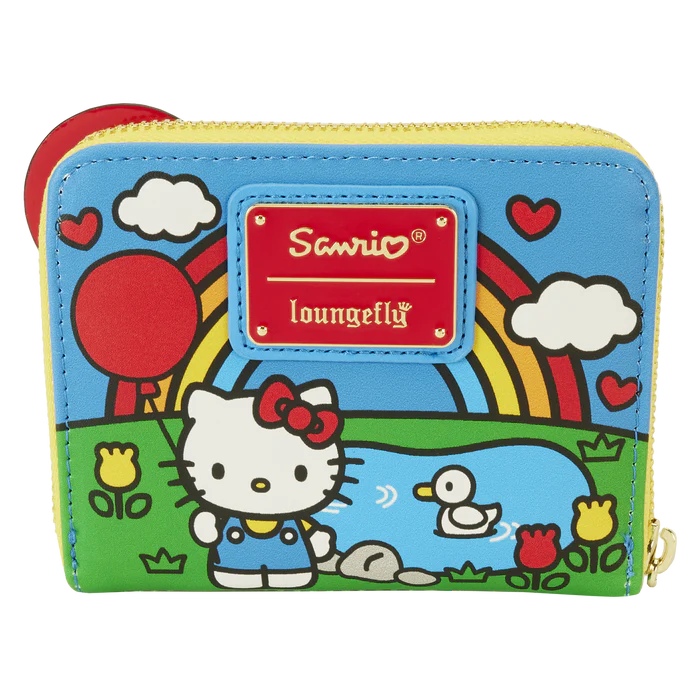 Sanrio - Loungefly Hello Kitty 50th Anniversary Chenille Zip Around Purse