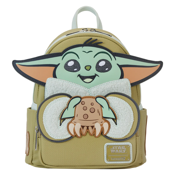 Star Wars - Loungefly The Mandalorian Grogu and Crabbies Mini Backpack