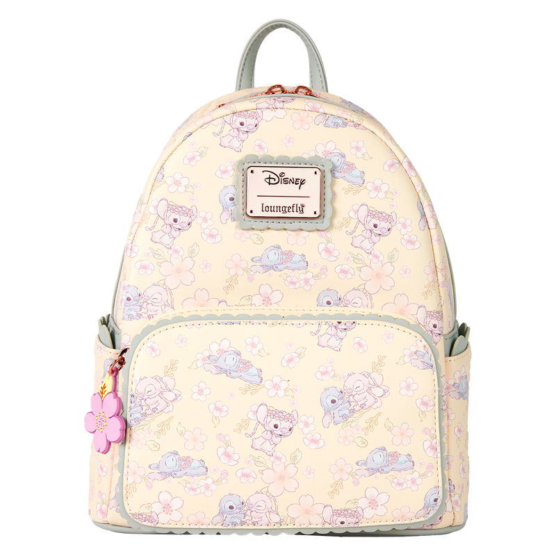 Disney - Loungefly Lilo and Stitch Cherry Blossom Cute Stitch Mini Backpack