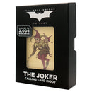 DC Comics - Batman Limited Edition Joker Calling Card Ingot
