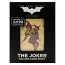 DC Comics - Batman Limited Edition Joker Calling Card Ingot