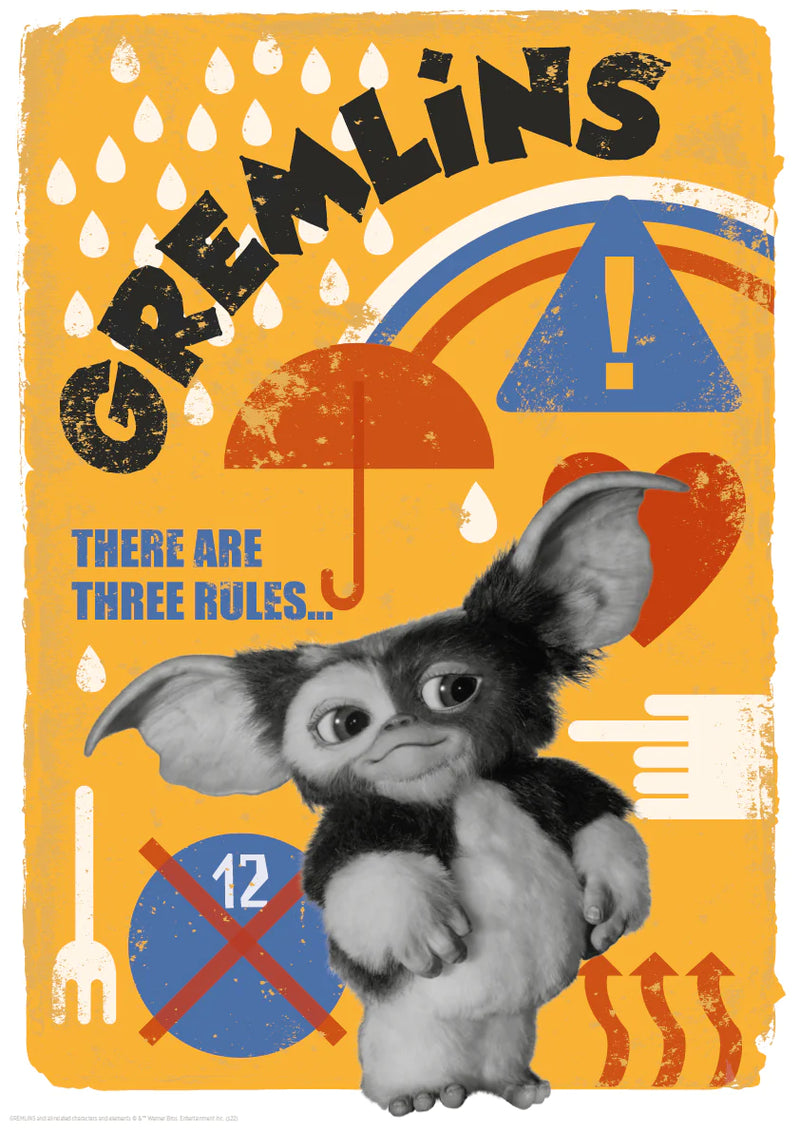 Gremlins - There are Three Rules Limited Edition Art Print