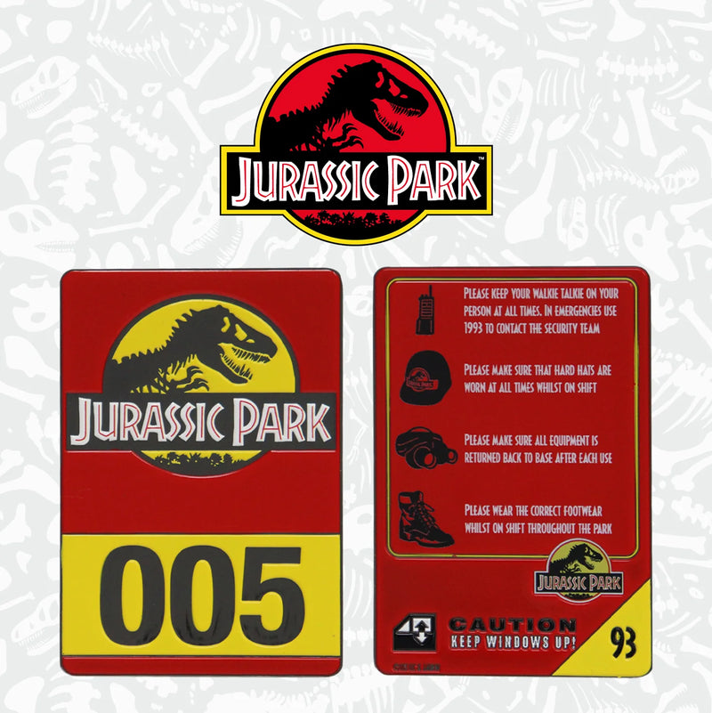 Jurassic Park - Limited Edition 30th Anniversary Vehicle I.D Ingot