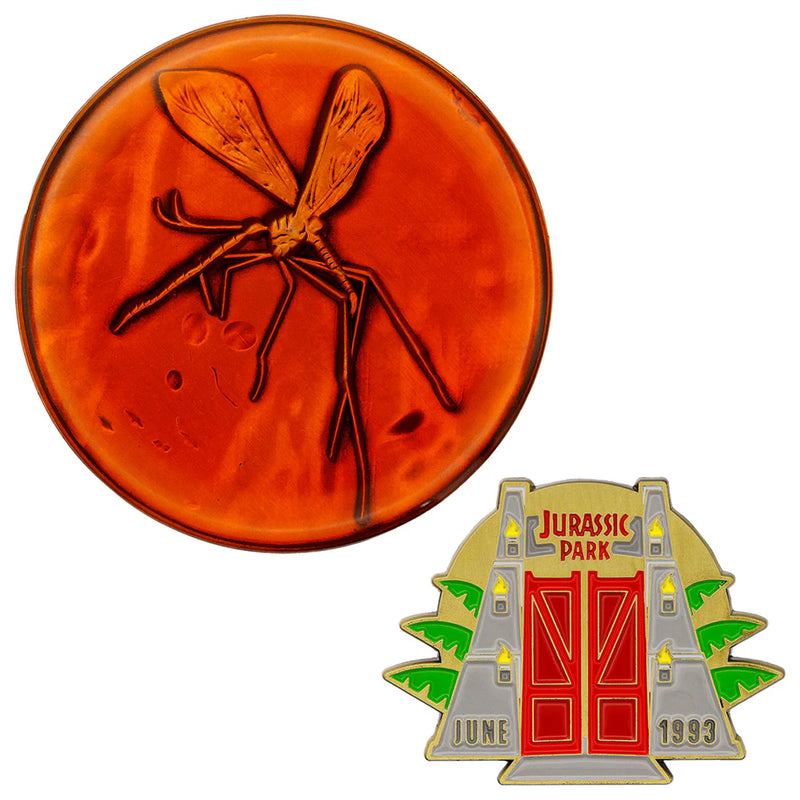 Jurassic Park - Medallion and Pin Collector's Set