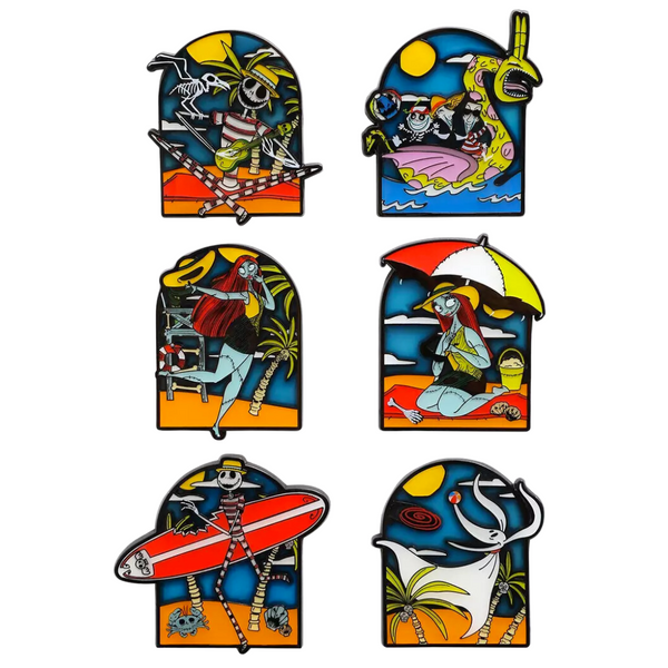 Disney - Loungefly The Nightmare Before Christmas Summer Translucent Blind Box Pins