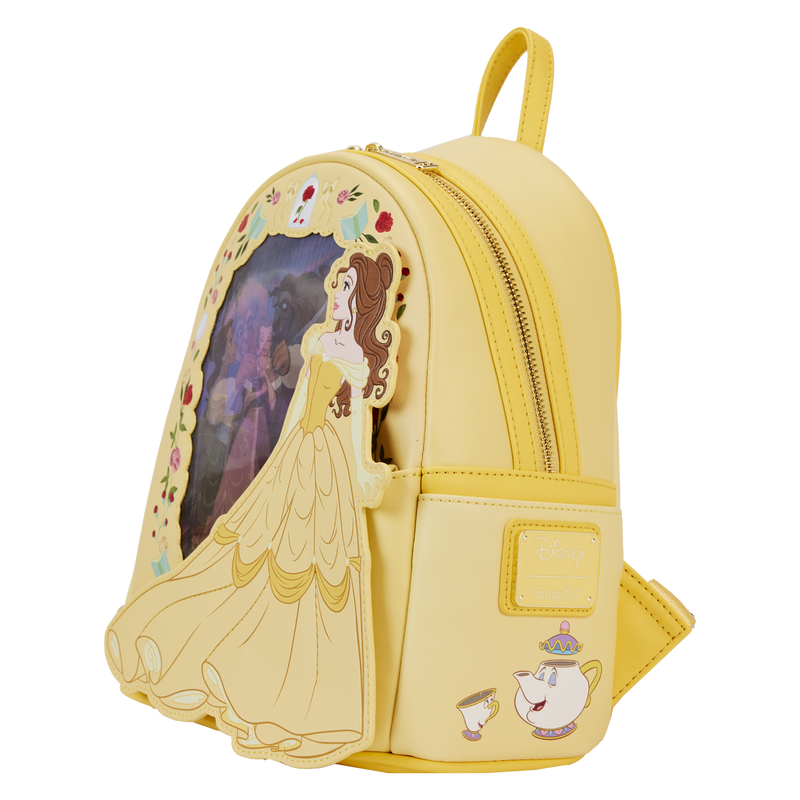Disney - Loungefly Princess Belle Beauty and The Beast Lenticular Mini Backpack