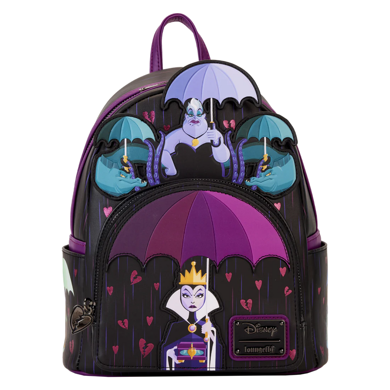 Disney - Loungefly Disney Villains Curse Your Hearts Mini Backpack