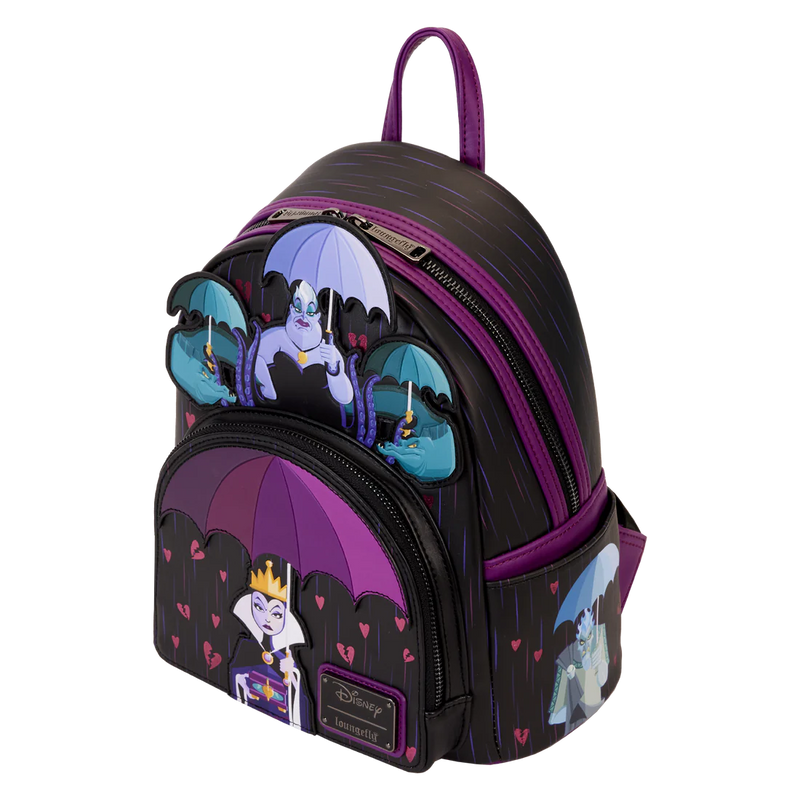 Disney - Loungefly Disney Villains Curse Your Hearts Mini Backpack