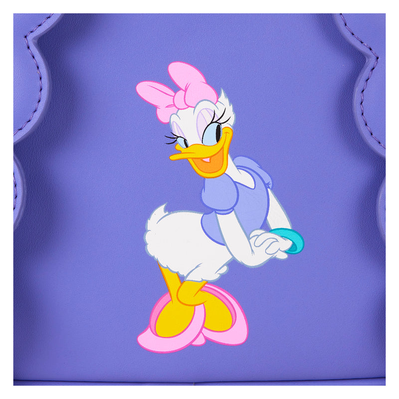 Disney - Loungefly Daisy Duck Sequin Plush Mini Backpack