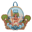 Disney - Loungefly Moana Moving Palm Trees Mini Backpack