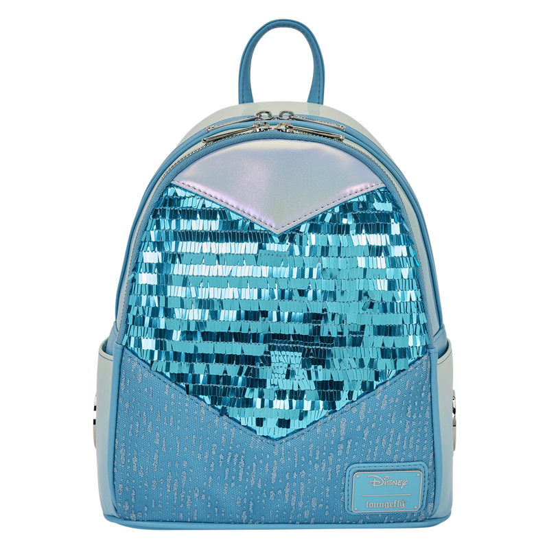 Disney - Loungefly Frozen Princess Elsa Glitter Sequin Cosplay Mini Backpack
