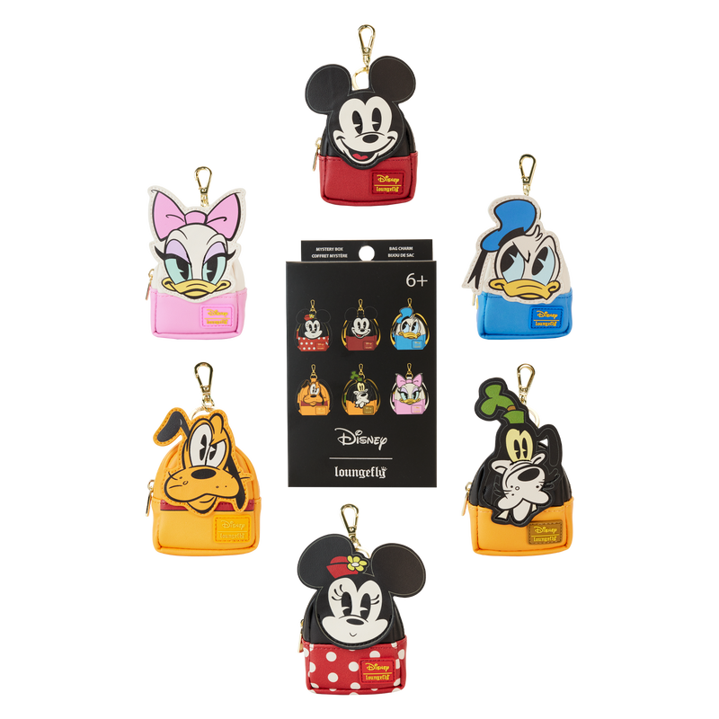 Disney - Loungefly Mickey & Friends Picnic Cosplay Mystery Mini Backpack Keychain Charm