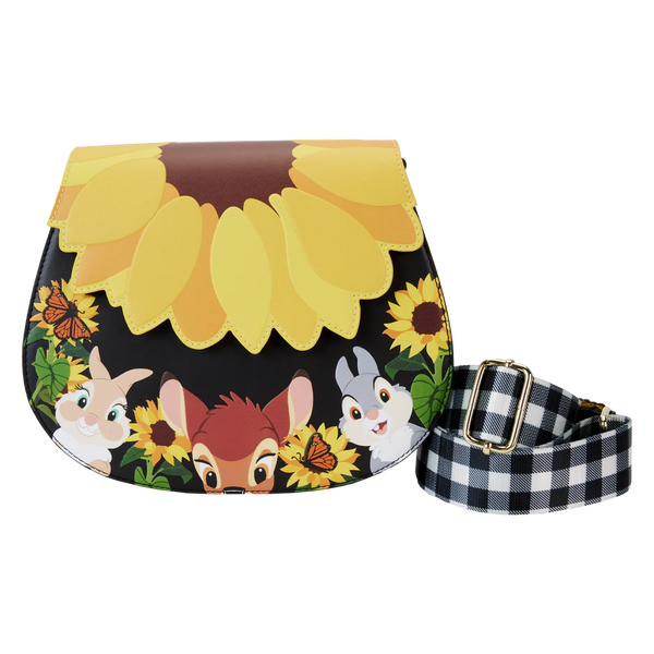 Disney - Loungefly Bambi Sunflower Friends Crossbody Bag