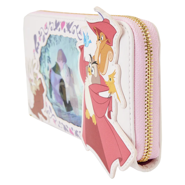 Disney - Loungefly Sleeping Beauty Lenticular Princess Series Wristlet Purse