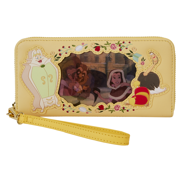 Disney - Loungefly Princess Belle Beauty and The Beast Lenticular Wristlet