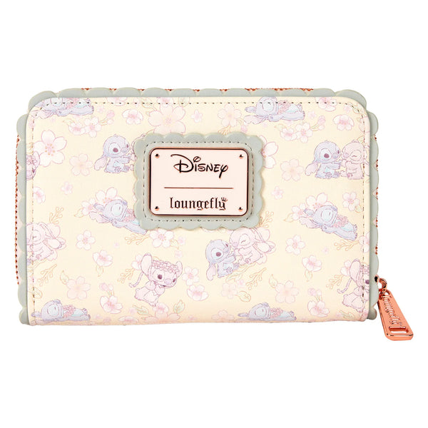 Disney - Loungefly Lilo and Stitch Cherry Blossom Cute Stitch Zip Around Purse