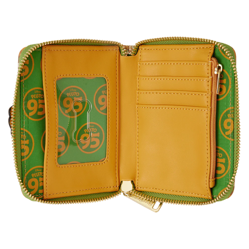 Disney - Loungefly Pluto 95th Anniversary Zip Around Purse