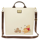Disney - Loungefly Winnie The Pooh Hundred Acre Wood Tote Pin Trader Crossbody Bag