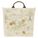 Disney - Loungefly Winnie The Pooh Hundred Acre Wood Tote Pin Trader Crossbody Bag