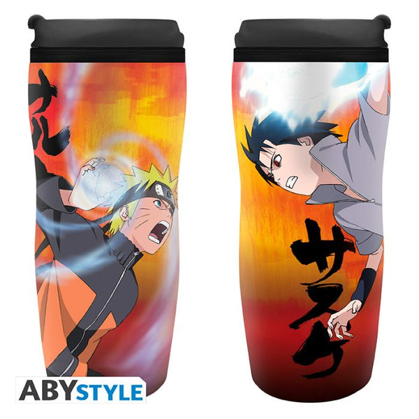 Naruto - Travel Mug Naruto Vs Sasuke