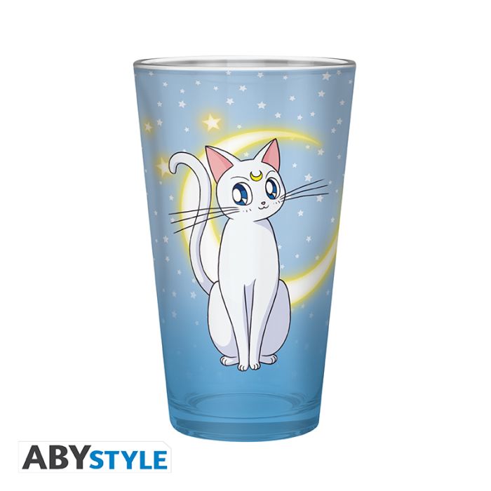 Sailor Moon - Luna & Artemis Large Glass