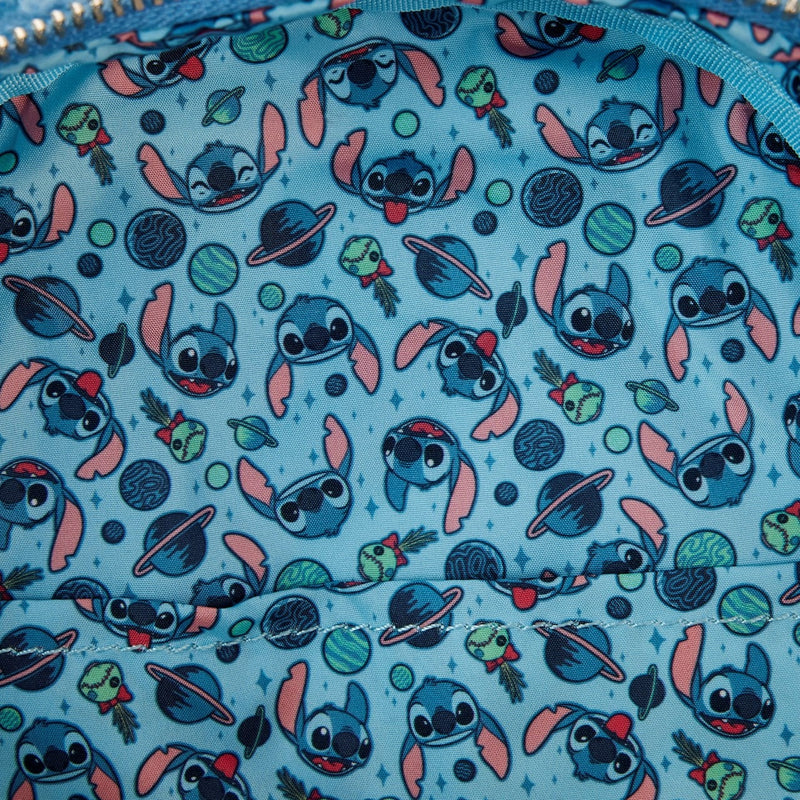 Disney - Loungefly Lilo and Stitch Plush Pocket Mini Backpack