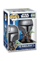 Pop! Star Wars: The Mandalorian & Grogu Movie Pop! Vinyl Figure - The Mandalorian w/Grogu