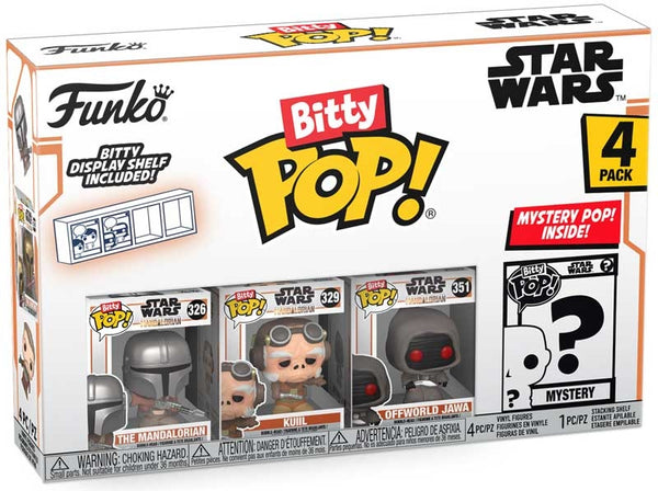 Star Wars - Funko Bitty Pop! The Mandalorian Series 1 Mandalorian 4 Pack