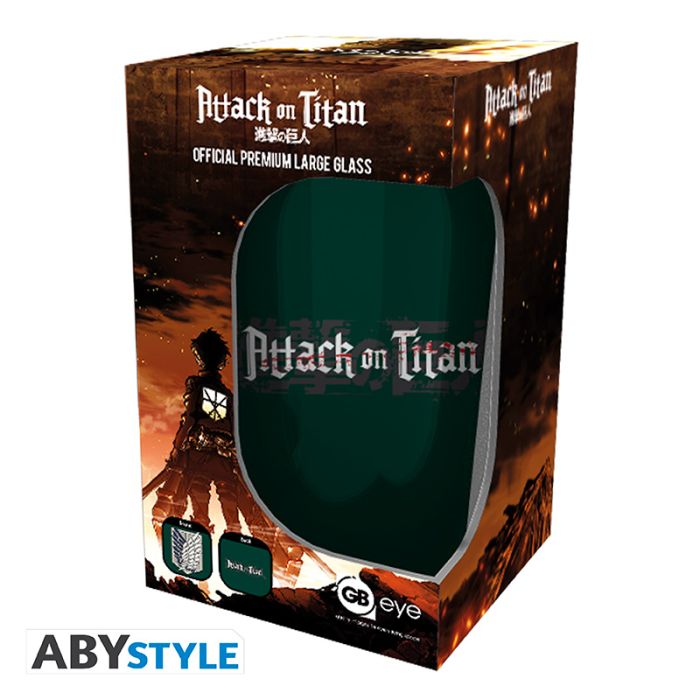 Attack On Titan - Scout Symbol Glass