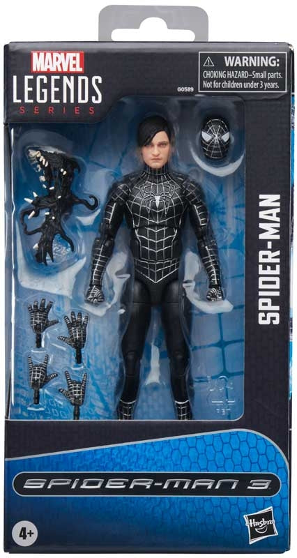Marvel - Marvel Legends Series Spider-Man 3 Toby Maguire Black Suit