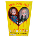 Childs Play - Mezco Toys Chucky And Tiffany Living Dead Dolls Set