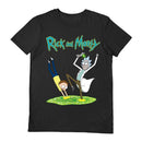 Rick and Morty - Rick And Morty (Portal) Black Unisex Short Sleeve T-Shirt