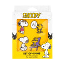 Peanuts - Snoopy Set of Four Pins
