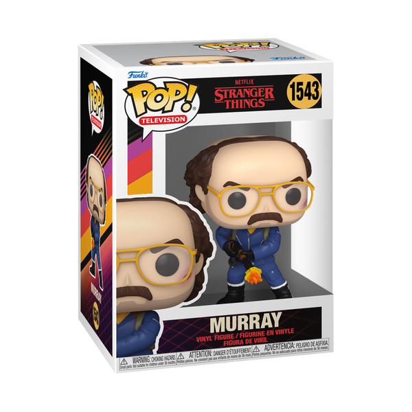 Pop! Television: Stranger Things Pop! Vinyl Figure - Murray w/Flamethrower