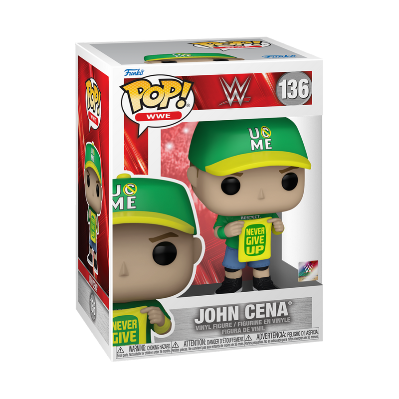 Pop! WWE: WWE Pop! Vinyl Figure - John Cena(Never Give Up)