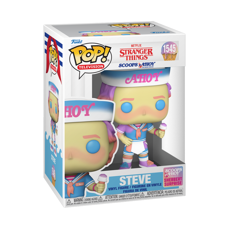 Pop! Television: Stranger Things Pop! Vinyl Figure - Steve (Scoops Ahoy)