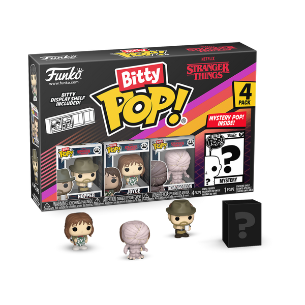 Stranger Things - Funko Bitty Pop! Series 1 Hopper 4 Pack