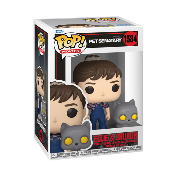 Pop! Movies: Pet Sematary Pop! Vinyl Figure - Ellie & Church