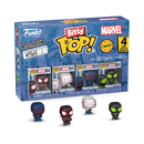 Marvel - Funko Bitty Pop! Spider-Man Series 1 Miles Morales 4 Pack