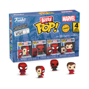Marvel - Funko Bitty Pop! Spider-Man Series 1 Peter Park Split 4 Pack
