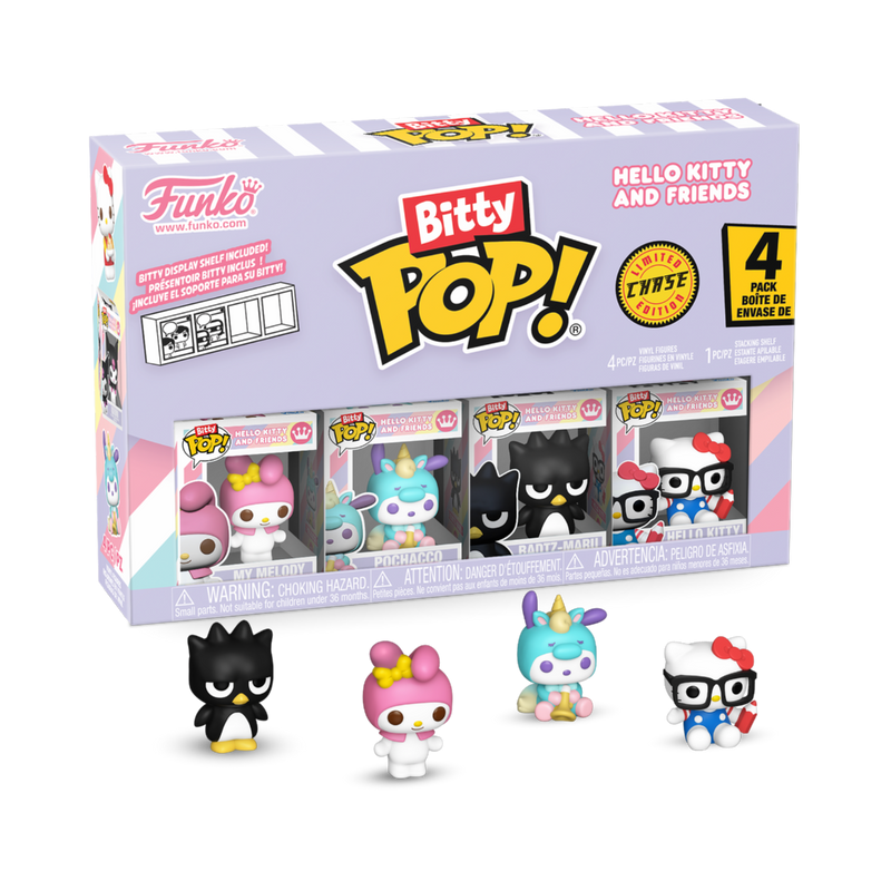 Sanrio - Funko Bitty Pop! Hello Kitty and Friends Series 1 My Melody 4 Pack